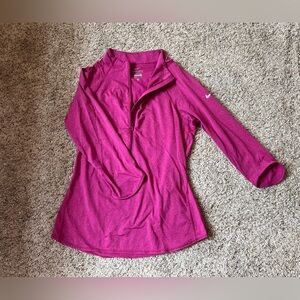 Nike 1/4 zip 3/4 sleeves size M